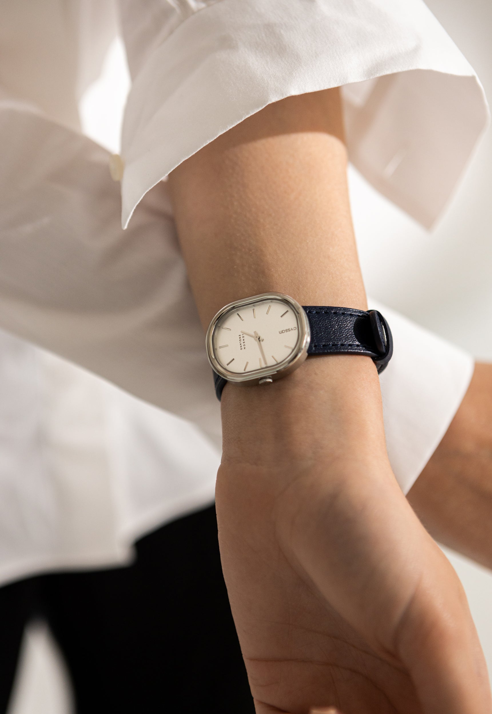Skone camden on sale silver ladies watch
